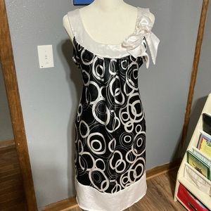 Black funky retro gogo style dress